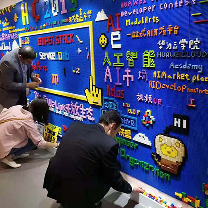 展会乐高墙定制